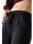 Kadın Çizgili Geniş Paça Pantolon Blue 10