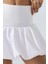 Kadın Balon Mini Etek White 8