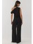 Kadın Asimetrik Yaka Tulum Black 11