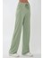 Kadın Soft Touch Geniş Paça Modal Pantolon Green 5
