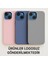 iPhone 13 Apple İle Uyumlu LOGOSUZ Lansman İçi Kadife Esnek Soft Silikon Kılıf 3