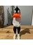 Ceresshop Daffy Duck Figürü 28 cm – Hoodie & Sneaker Tasarımlı Dekoratif Obje Siyah 2