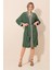 Kadın BDART Şal Yaka İşlemeli Uzun Kimono Green 7