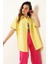 Kadın BDART Düğmeli Poplin Gömlek ve Yaka Yellow 3