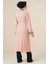 Kadın BDART Şal Yaka İşlemeli Uzun Kimono Pink 4