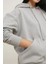 Kadın Oversize Kapüşonlu Sweatshirt Grey 12