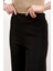 Kadın BDART Yüksek Bel Geniş Paça Örme Pantolon Black 8