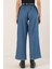 Kadın BDART Bol Kesim Geniş Paça Denim Jean Lacivert 12