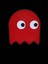Pac-Man Hayalet Kumbarası | Dekoratif Tasarım, Eğlenceli Çocuk ve Yetişkin Hediye Seçeneği | Kırmızı 1