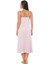 Bayan Ip Askılı Uzun Gecelik Pembe 2