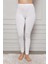 Penye Likralı Tayt Beyaz 3