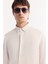 Erkek Beyaz Klasik Yaka Hızlı Kuruyan Non-Iron Slim Fit Gömlek A52Y2122 2