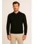 Erkek Polo Yaka Fermuarlı Kazak 1038 1