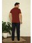Erkek Bordo 3'lü Pijama Takım Bordo 4