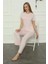 Kadın Penye Pijama Takım Pembe 3