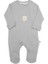 Bistyle Style Natural Fermuarlı Bebe Tulum 15115 Gri 1