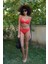 Kadın Destekli Fiyonklu Alt Üst Kırmızı Bikini Takım 3