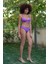 Kadın Destekli Fiyonklu Alt Üst Mor Bikini Takım 5