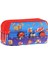 Mavi Kırmızı Arabalar Erkek Çocuk Üç Bölmeli Okul Kalem Çantası L8258 1