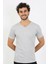 Erkek V Yaka Gri Penye Atlet 4