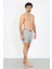 Erkek Penye Boxer Gri 3