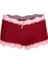 Kadın Pamuklu 2li Boxer Bordo 2