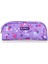 Mor Çiçekli Çok Renkli Çift Gözlü Kalem Çantası 1