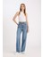 90's Wide Leg Yüksek Bel Düz Paça Jean Pantolon D6610AX25SP 2