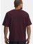 6005150-600-UA Hwt U Logo Ss Bordo Bisiklet Yaka Normal Baskılı Erkek T-Shirt 2
