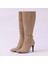 Hakiki Deri Kadın Çizme - Ince Topuk 25HSY2041 10