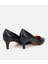 01AYH312520A100 KADIN Deri Siyah Ince Topuklu Stiletto 3