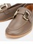 01AYH312390A450 KADIN Deri Vizon Tokalı Klasik Loafer 7