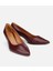 01AYH312480A780 KADIN Deri Bordo Esnek Tabanlı Stiletto 2