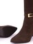 Hakiki Deri Kadın Çizme - Kalın Topuk 25HSY2041K 4