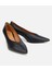 01AYH312590A100 KADIN Deri Siyah Ince Topuklu Stiletto 2