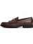 Deri Koyu Kahve Kadın Loafer FW0FW08971GV0 2