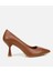 01AYH312510A370 KADIN Deri Taba Esnek Tabanlı Stiletto 1