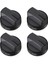 4x W10339442 Soba Düğmesi, Ocak Yüzey Brülör Kontrol Düğmeleri Siyah Yerini WPW10339442 PS11753188 (Yurt Dışından) 1
