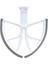 Silikon Kenarlı Esnek Kenar Çırpıcı Düz ​​çırpıcı Kürek Kitchenaid Için Yedek Yedek Parçalar 6qt Kase Kaldırma Stand Mikseri (Yurt Dışından) 3