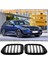 Ön Tampon Izgaraları Bmw 5 Serisi G30/G31/G38 530I 540I 550I Çift Parlak Siyah Için Çift Çizgili Yarış Izgaraları (Yurt Dışından) 5