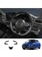 Araba Direksiyon Simidi Trim Sticker Direksiyon Simidi Düğmeleri Trim Iç Aksesuarlar Suzuki Swift 2024 Parlak Siyah (Yurt Dışından) 2