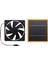 12V 5W Güneş Egzoz Fanı Hava Extractor 5.6inch Mini Ventilatör Güneş Paneli Powered Fan Köpek Tavuk Evi Serası (Yurt Dışından) 4