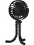Ahtapot Fan, Masaüstü Kamp Fan, USB Şarj Edilebilir Tripod Fan, Hafif Fan Siyahı (Yurt Dışından) 1