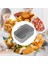 Hava Fritöz Silikon Tencere Yeniden Kullanılabilir Kare Isıya Dayanıklı Kase Taşınabilir Fırın Fırın Tepsisi Pizza Kızarmış Tavuk Izgara Tava (Yurt Dışından) 4
