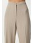 Dikişli Straight Poliviskon Pantolon LGP0023 Bej 5