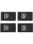 4x 12V 35A Araba Kamyon Teknesi Sis Lambası Rocker Anahtar LED Işık Gösterge Tahtası 4pin Siyah (Yurt Dışından) 2