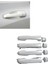 1set 4 Kapı Kolu 69211-60090 Toyota Için 4runner Lexus GX460 Land Cruiser 2010-2018 Dış Dış Kapı Tutucu Beyaz (Yurt Dışından) 5
