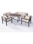 Metal Balkon Seti, Bahçe Takımı, Kafe Koltuğu, Bekleme Alanı Koltuğu, Oturma Grubu 1 + 1 + 2 + 3 + M 3