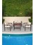Balkon Mobilyası, Metal Oturma Grubu, Balkon Seti, Kafe Koltuğu, Bekeleme Alanı Koltuğu, 1 + 1 + 2 + M 1