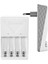 Plug Aa/aaa Kalem Pil Şarj Cihazı Aleti - 4 Adet 2100MAH Aa Hr6 Nı-Mh Şarj Edilebilir Pil Hediyeli 2